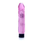 Juicy Jelly reālistisks vibrators – 22 cm (8.5″) – rozā Foto 3