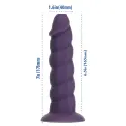 Addiction Fantasy Unicorn Model dildo – 18 cm (7″) – violetinis — Nuotrauka 4
