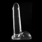 Diceratops skaidrus dildo – 24 cm (9.5″) — Nuotrauka 3
