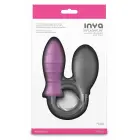 INYA InflataPlay – inflatable silicone anal plug with rigid core – pink – 10.5 cm — Photo 4