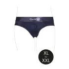 Vibrating Strap-on High-cut Brief – XL/XXL – Black — Photo 10