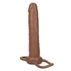 Accommodator kahekordse penetratsiooniga dildo – 13 cm (5.25″) – pruun — Foto 9