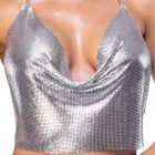 Cottelli Metal Halter Top – Silver Photo