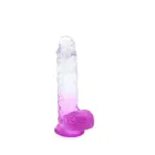 Kiotos Cox värviline dildo – 21.5 cm (8.5″) – Läbipaistev/Lilla — Foto 2