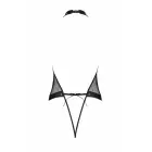 Passion Moonlight Bodysuit – hypoallergenic mesh bodysuit with open crotch and lace accents – black – S-XXXL — Photo 4