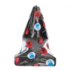 All Black gluds, rievots anālais spraudnis – 20.5 cm – melns — Foto 2