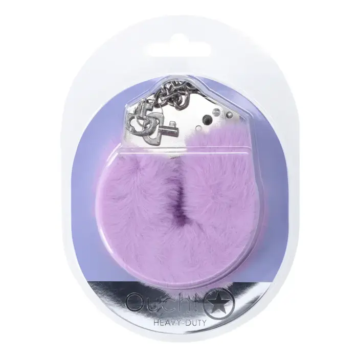 Heavy-duty Fluffy Handcuffs – Lavender