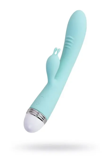 Toyfa Iris Flovetta вибратор с клиторальным стимулятором – 22 cm – зеленый