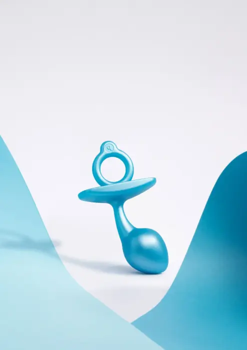 B-Vibe Bulb Plug – 6.4 cm (2.5″) – Tirkīza – Blue Foto 8