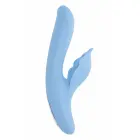 PLAYBOY In Bloom divdarbības vibrators ar sildīšanu un sitieniem, silikons, rozā — Foto 3