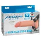 FXTE õõnes strap-on dildo – 14 cm (5.5″) – nahavärv — Foto 1