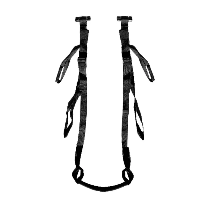 Deluxe durvju šūpoles – melnas Foto 3