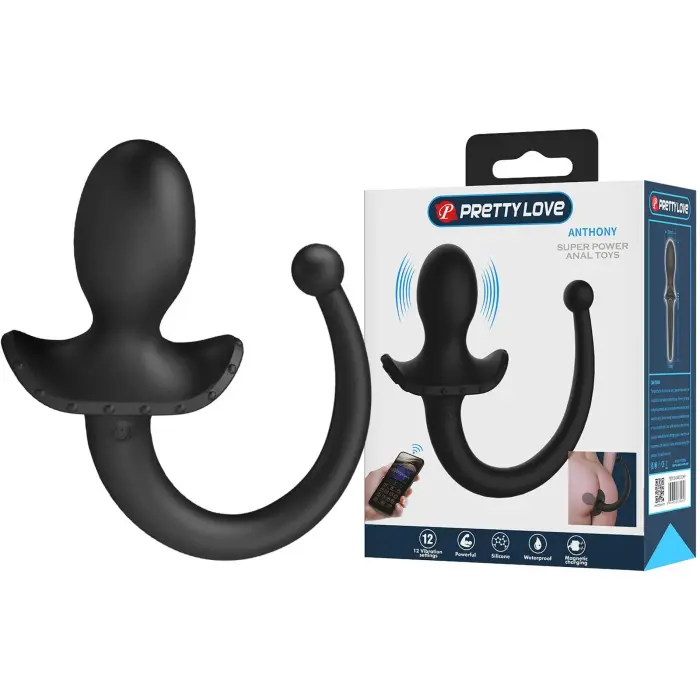 Pretty Love Anthony Smart App Vibrating Plug – 10 cm (3.9″)