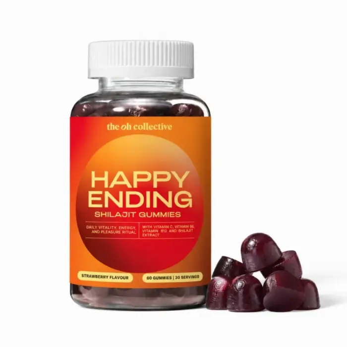 The Oh Collective Happy Ending Shilajit Gummies Strawberry 60 pcs 180g
