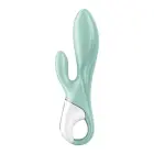 Satisfyer Air Pump Bunny 5 Connect App klitora stimulators – zaļš — Foto 4