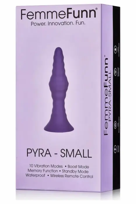 FemmeFunn Pyra анальная пробка с дистанционным управлением – 11.9 cm – фиолетовый