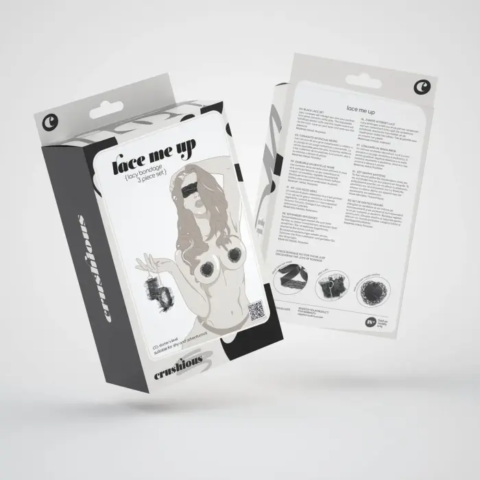 LACE ME UP BLACK LACE SET CRUSHIOUS Foto 7