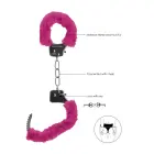 Pleasure Furry Handcuffs – Pink — Photo 5