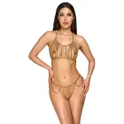 Cottelli Accessories ķēdīšu bikini komplekts – zelta – One Size — Foto 3