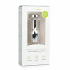 Sinner Gear metāla anālais spraudnis Silver L ar caurspīdīgu kristālu – 9 cm – sudrabs — Foto 2
