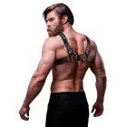 Fetish Submissive Attitude Bulldog Harness – Vegan Leather – Black – One Size — Photo 9