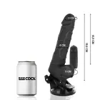 BASECOCK Black вибрирующий гибкий вибратор – 18.5 см (7.3″) – черный — Фото 2