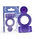 CASUAL LOVE Vibrating Double Ring Purple — Photo 2