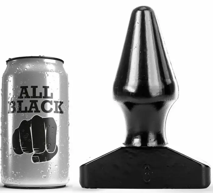 All Black AB46 Intimate Cone Plug – 15.5 cm