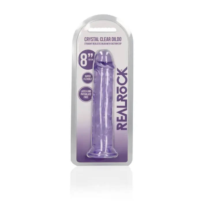 Taisns reālistisks dildo ar piesūcekni – 20 cm (8″)