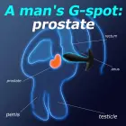 Dual Tapping vibruojantis analinis kištukas – USB įkrovimas Photo