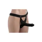 SM - Õõnes strap-on dildo – 26 cm (10.1″) – Must — Foto 4
