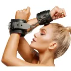 ZADO Leather Handcuffs with Padlocks — Photo 4