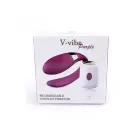 V-Vibe Couples Vibrator – 7 Vibration Modes – Remote Controlled – Purple — Photo 8