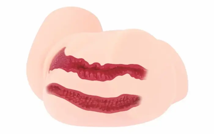 RealRock Samanda anatomisks pilna izmēra TPE masturbators – 33 cm – miesas krāsa