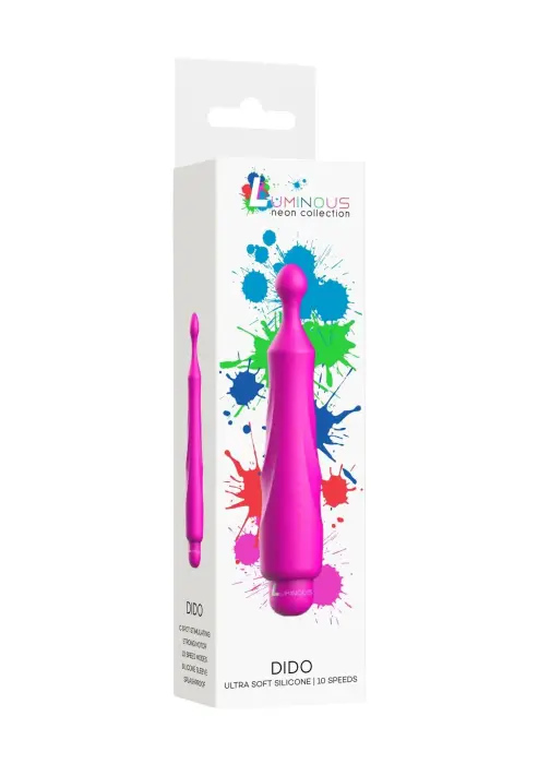 Dido Luminous вибропуля с насадкой – 12.9 cm (5.1″) – розовая