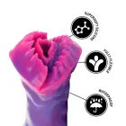 EPIC Eris Cyclops silikono masturbatorius – 18 cm – mėlynas-auksinis — Nuotrauka 4