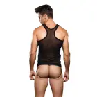 Envy SWAT tērps – sieta tops un stringi – pelēks/melns – L/XL — Foto 2