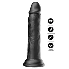 Реалистичный дилдо с присоской – 17 cm (6.7″) – Черный — Фото 7