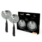 Coquette Chic Desire Silver Nipple Covers – Self-Adhesive — Photo 1