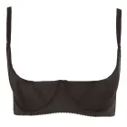 Hebe push-up krūšturis ar stīpiņām – melns – 90D — Foto 4