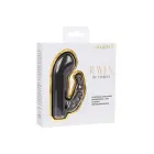 Raven Butterfly mini dubultais G-punkta vibrators – melns — Foto 12