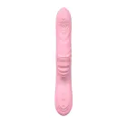 Angelia vibrators ar kustību, rotējošu vārpstu un mēles stimulatoru – 19 cm (7.5″) – ādas krāsa Foto 5