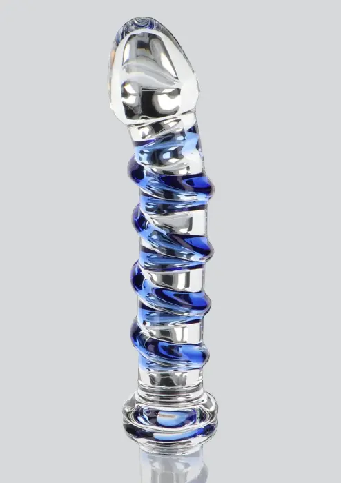 TOYJOY GLASS WORXX G-Spot Gemstone Dildo – Clear