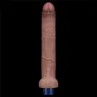 LoveToy Real Softee – įkraunamas vibruojantis silikoninis dildo – 26,7 cm (10,5 colio) — Nuotrauka 6