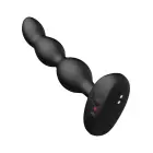 Ridge rotējošas vibrējošas anālo bumbiņu ķēde – 15 cm – Melns Foto 8