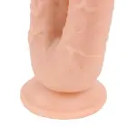 Kiotos COX Double Penetration Dildo with Suction Cup – 21 cm (8.3″) – Flesh — Photo 3