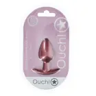 Smooth Silicone Anal Plug – 7.9 cm (3.1″) – Rose Gold — Photo 1