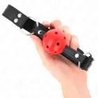 KINK reguleeritav hingav palliklamber 4cm, nahast rihm, must, 42-58cm — Foto 4