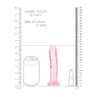 Sirge realistlik dildo iminapaga – 15.5 cm (6.1″) – Läbipaistev — Foto 5