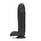 Blush Au Naturel Bold Huge 10,5" – dvigubo tankio Sensa Feel dildo su siurbtuku – kūno spalvos – 26,7 cm — Nuotrauka 2